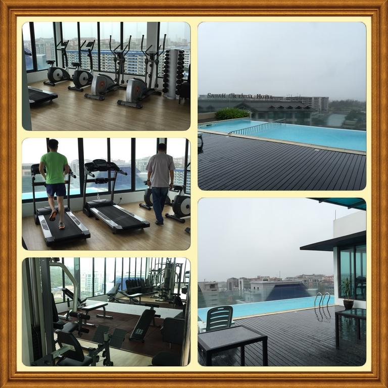 Cosy Modern Apartment Kota Kinabalu Exteriör bild